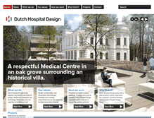 Tablet Screenshot of dutchhospitaldesign.com